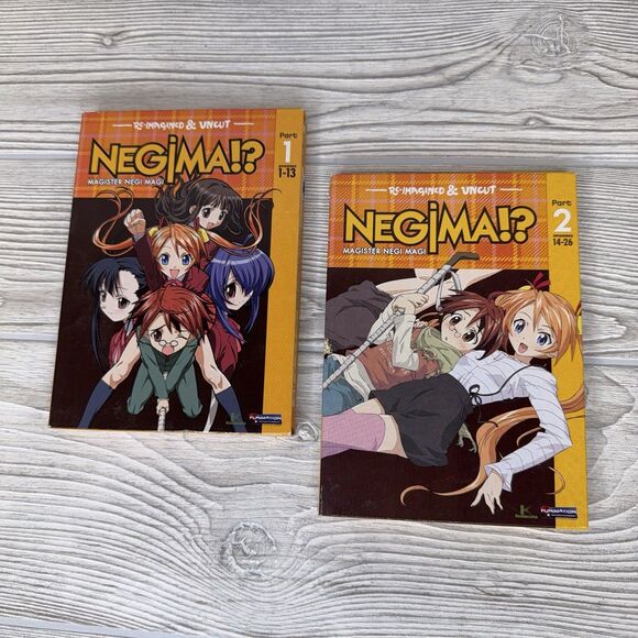 Negima! 1-6 + Negima!? Re-Imagined 1-4 + Spring/Summer Specials DVD 11 Discs! - Picture 12 of 16